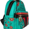 Boba Fett Floral Embroidered Purse Mini Backpack